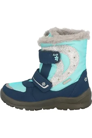 Lurchi 63L1073008 Schneestiefel, Aqua-Navy, 34 EU Weit