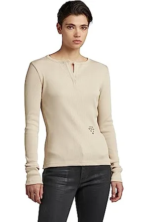G-Star RAW Damen Granddad Slim Top, , L