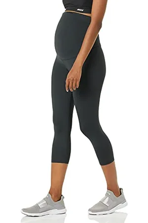 Amazon Damen Active Sculpt Cropped-Umstandsleggings Für Schwangerschaftstraining, , XXL