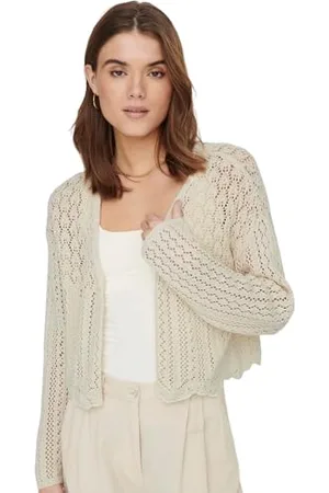 ONLY Damen ONLNOLA 7/8 Life Open Cardigan NCA KNT Strickjacke, ,S