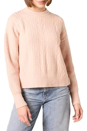 Amazon Damen Moderner Soft-Touch-Pullover Mit Rundhalsausschnitt (Erhältlich In Übergröße), , M