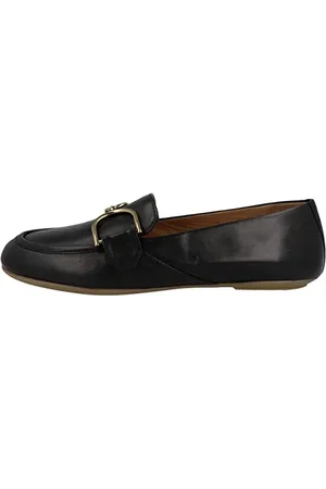 Geox Damen D Palmaria Moccasin, Black, 37 EU