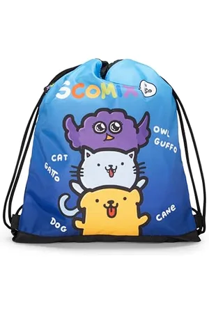 COMIX S by Sio – Beutel mit Kordelzug, mit kompakter und vielseitiger Tasche, ideal für Fitnessstudio, Schule, Reisen, Brotdose, Geschenkidee für Kinder und Jugendliche, 34 x 42 cm, ,
