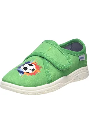 Richter Kinderschuhe Jungen Mailo Hausschuh, Apple Printfootball, 26 EU Weit