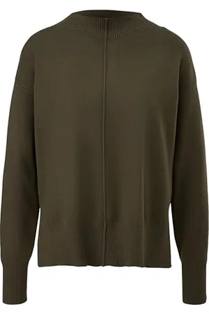Comma, Pullover mit seitlich geschlitztem Saum