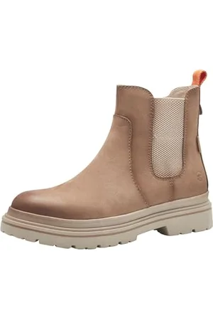 Tamaris COMFORT Damen Winterstiefel ohne Absatz aus Leder Wasserabweisend, Braun , 39 EU