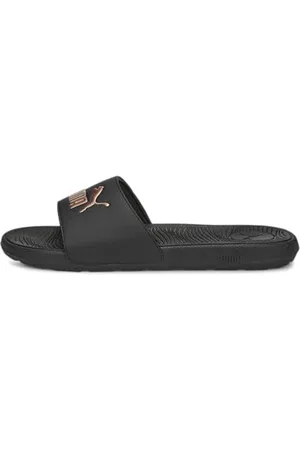 PUMA Damen Cool Cat 2.0 WNS Slide Sandal, Black Rose Gold, 38 EU