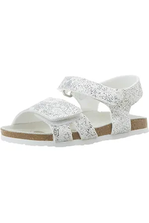 chicco Fiore Sandalen, Sandalen Mädchen, Silber, 29