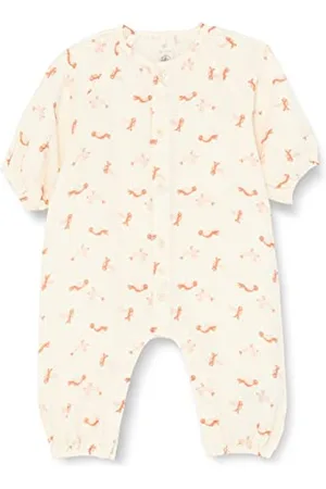 Petit Bateau Baby Mädchen Langer Overall, , 0-3 Monate