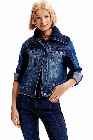 Desigual JACKET_CONDOR, 5053 DENIM MEDIUM WASH, L