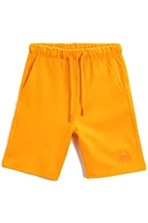 Koton Jungen Basic Drawstring Pockets Crab Embroidered Detail Shorts, , 6-7 Jahre EU