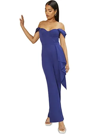 Chi Chi London Damen Bardot Stil in Jumpsuit, 34
