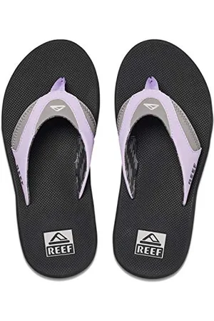 Reef Damen Fanning Zehentrenner, Grau (Grey/Purple Gpp), 37.5 EU