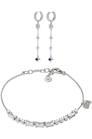 Emporio Armani Frauen Sterling Ohrringe und Armband, Set