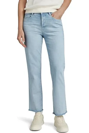 G-Star RAW Damen Strace Straight Cropped Jeans, , 28W / 32L