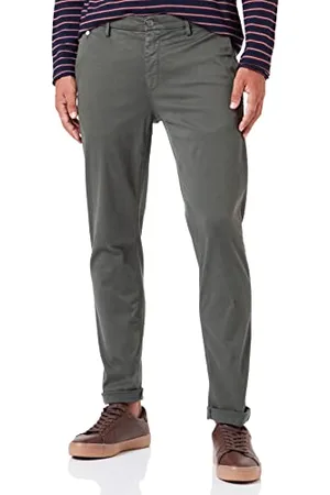 Replay Herren Chino Benni Regular-Fit Hyperflex X-Lite mit Stretch, (Grün), 28W / 32L