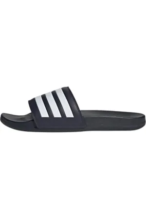 adidas Unisex Adilette Comfort Slides, Legend Ink / Cloud White / Legend Ink, 43 EU