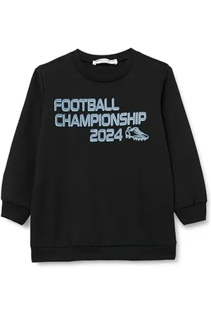 Koton Boys Sweatshirt Long Sleeve Crew Neck Football Themed Printed Detail Soft Interior