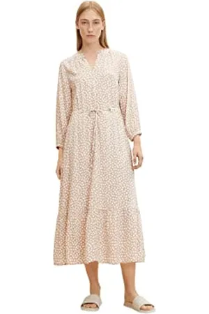 TOM TAILOR Damen Kleid mit Volant 1032518, , 38