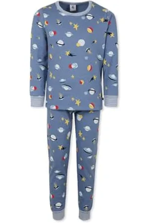 Petit Bateau A0B88 Langarm-Pyjama Jungen 3 Jahre