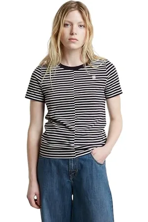 G-Star Damen Front Seam Stripe Top M