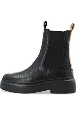 Cashott Damen CASKAMMA Boot Chelsea-Stiefel, Black, 41 EU