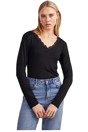 Pieces® Pcbarbera Ls Lace Top Noos Bc