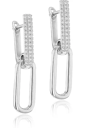 Amazon Pave-Ohrringe aus Sterlingsilber (ehemals Amazon Collection)