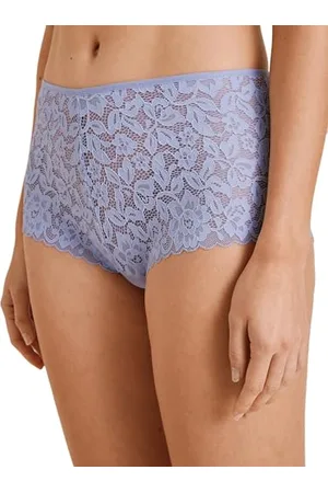 Calida Natural Comfort Lace Panty Damen, Regular Cut, mit elastischer Spitze
