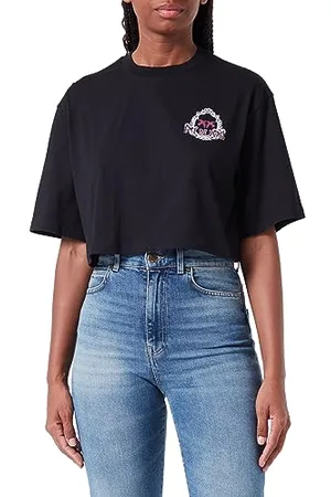 Pinko Damen Thermo, Vintage-Jersey T-Shirt, , X-Small