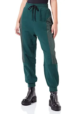 Moschino Moschino Damen Elastic Hems With Matching Inserts And Skate Print Casual Pants, , 46 EU