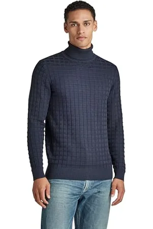 G-Star RAW Herren Table Turtle Knitted Pullover, , S