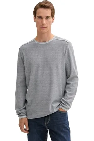 TOM TAILOR Herren Pullover aus Baumwolle, , M