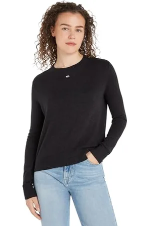 Tommy Hilfiger Damen Sweatshirt Crew Neck ohne Kapuze, , L
