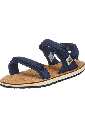 Jack Wolfskin Damen Ecostride 2 W Sandale, Blue/Cork, 40.5 EU
