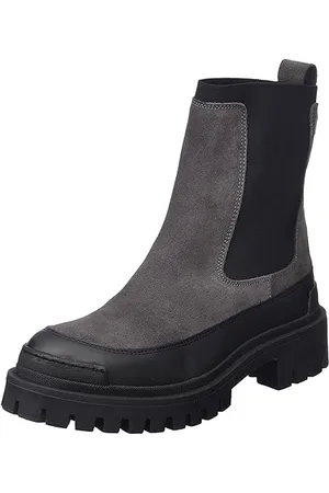 Cashott Damen CASANNA Boot Chelsea-Stiefel, Grey, 38 EU