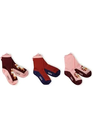 sigikid Mädchen Mini Set 3er Autumn Forest Klassische Socken, , 31/33