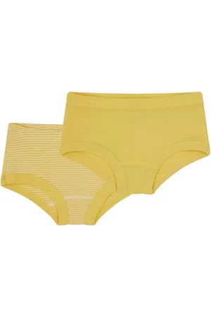 loud + proud Doppelpack Kinder Unterhosen Pantys, Feinripp aus Bio Baumwolle und GOTS Zertifiziert