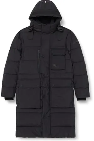 Replay Herren Mantel Winter, (Schwarz), M