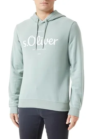 QS by s.Oliver Herren Logo-Sweatshirt mit Kapuze Logo-Sweatshirt mit Kapuze, , L