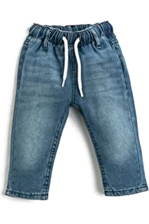 Koton Babyboy Jean Elastic Waistband Drawstring Pocket Detail Cotton