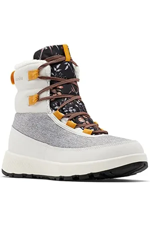 Columbia Autumn Slopeside Peak Luxe Winterstiefel für Damen, Weiß (Snowcap x Black), 36 EU