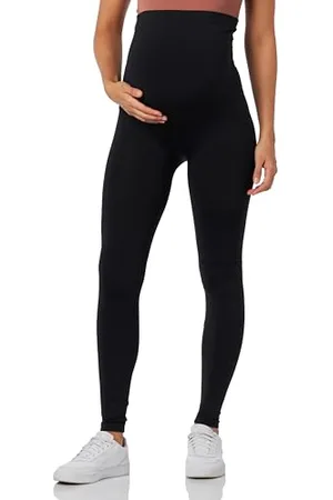 Noppies Maternity Damen Cara Seamless Sensil OTB Leggings, Black-P090, Medium/Large