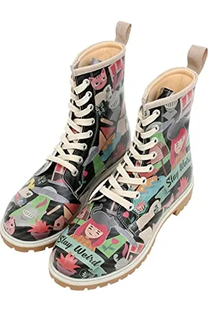 Dogo Vegane Damen Boots Stiefeletten - Stay Weird 40