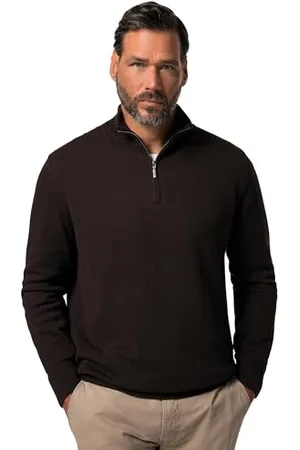 JP 1880 Herren Troyer Pullover, , 4XL