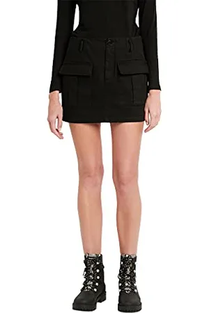 Desigual Womens FAL_Miami Skirt, Black, M