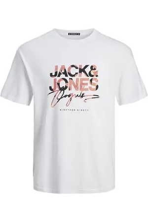 JACK&JONES JUNIOR Jungen Joraruba AOP Branding Tee Crew Jnr T-Shirt, , 128 EU