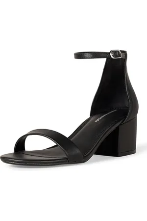 Amazon Damen Sandale mit Absatz und Zwei Riemchen, , 40 EU