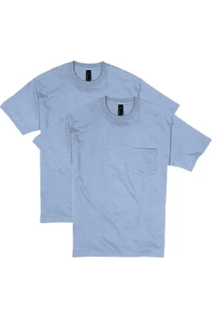 Hanes Herren Heavyweight Pocket T-Shirt, Beefy-T Full-Cut Cotton Pocket Tee für Männer, Crewneck T-Shirt für Männer, 1er oder 2er Pack, , XX-Large