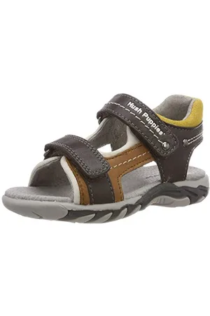 Hush Puppies Jungen Velo Sandalen, Braun (Marron Jaune 93), 32 EU